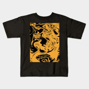 golden suminagashi Kids T-Shirt